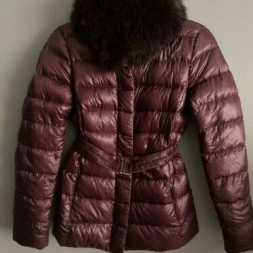 Herno- Claudia Shorter Fitted Jacket- wine color Size 40